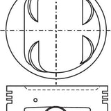 Piston & Pin Set SUBARU EJ22 SOHC 16V 4P1169-1.00 - Nason