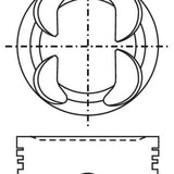 Piston & Pin Set SUZUKI G13BB SOHC 16V 4P1179-STD - Nason