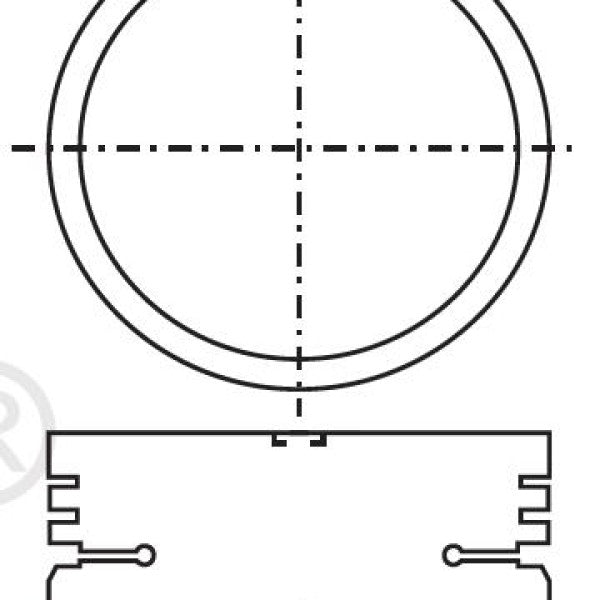 Piston & Pin Set TOYOTA 12R 4P1180-1.00 - NASON