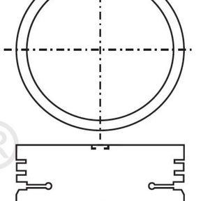 Piston & Pin Set TOYOTA 12R 4P1180-1.00 - NASON