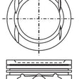 Piston & Pin Set HOLDEN F16D3 DOHC 16V 4P1194-STD - NASON
