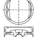 Piston & Pin Set NISSAN Z20 4P1208-0.50 - Nason