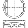 Piston & Pin Set NISSAN Z20 4P1208-1.00 - NASON
