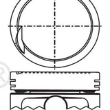 Piston & Pin Set HYUNDAI G4EK SOHC 12V 4P1210-0.50 - Nason
