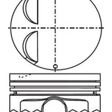 Piston & Pin Set HYUNDAI G4FK DOHC 16V 4P1211-STD - Nason