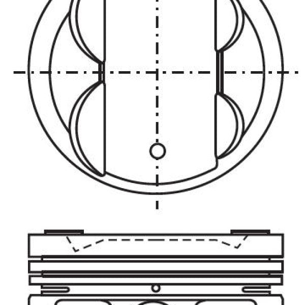 Piston & Pin Set TOYOTA 4AGE Dish Top 18mm Pin 4P1216-1.00 - NASON