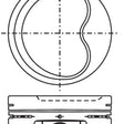 Piston & Pin Set TOYOTA 4ALC SOHC 8V 4P1218-STD - NASON