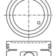 Piston & Pin Set HONDA EF EG SOHC 8V 4P1233-0.50 - NASON