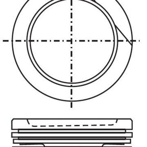 Piston & Pin Set DAEWOO G15MF SOHC 8V 4P1236-1.00 - NASON