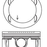 Piston & Pin Set HOLDEN OPEL Z14XEP 4P1237-0.50 - Nason