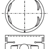 Piston & Pin Set NISSAN CA20E CA20S 4P1238-STD - Nason