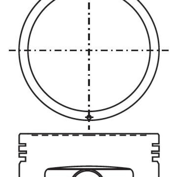 Piston & Pin Set NISSAN KA24E PRESS FIT PIN 4P1239-STD - NASON