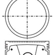 Piston & Pin Set NISSAN KA24E CIRCLIP PIN 4P1240-STD - NASON
