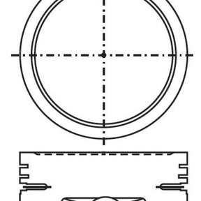 Piston & Pin Set HOLDEN ISUZU 4ZE1 SOHC 8V 4P1242-STD - NASON