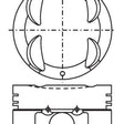 Piston & Pin Set MAZDA B6 DOHC 16V 4P1246-0.50 - NASON