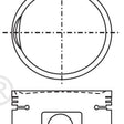 Piston & Pin Set MAZDA E5 SINGLE CARB 4P1249-STD - NASON