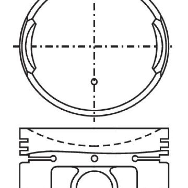 Piston & Pin Set NISSAN E13 E15 4P1252-STD - NASON