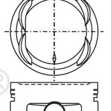 Piston & Pin Set HONDA A20A2 A20A4 4P1253-0.75 - Nason