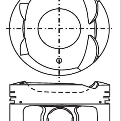 Piston & Pin Set TOYOTA 1NZ-FE 2NZ-FE 4P1255-STD - Nason