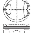 Piston & Pin Set MAZDA B3 SOHC 8V 4P1257-0.50 - NASON