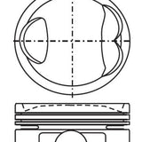 Piston & Pin Set MAZDA B3 SOHC 8V 4P1257-0.50 - Nason