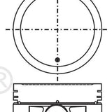 Piston & Pin Set NISSAN SR20DE 4P1258-0.50 - Nason