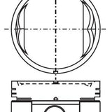 Piston & Pin Set NISSAN Z22 4P1260-0.50 - Nason