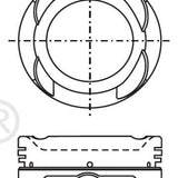 Piston & Pin Set MAZDA F2 TURBO 4P1261-0.50 - Nason