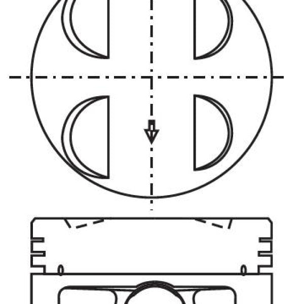 Piston & Pin Set HONDA D15B 4P1263-0.50 - NASON