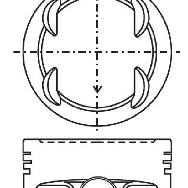 Piston & Pin Set HONDA D16A 4P1264-1.00 - NASON