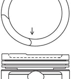 Piston & Pin Set HOLDEN C16SE DISH TOP 4P1267-1.00 - Nason