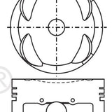 Piston & Pin Set MAZDA FP DOHC 16V 4P1269-0.50 - Nason