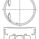Piston & Pin Set KIA A5D SOHC 16V 4P1270-STD - Nason