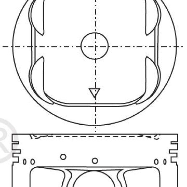 Piston & Pin Set SUBARU EJ20 SOHC 16V 4P1271-1.00 - NASON
