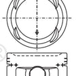 Piston & Pin Set HONDA F22A 4P1274-1.00 - NASON