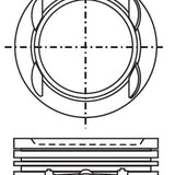 Piston & Pin Set DAEWOO A16DMS DOHC 16V 4P1278-0.50 - Nason