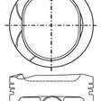 Piston & Pin Set TOYOTA 1ZZ-FE DOHC 4P1282-1.00 - NASON
