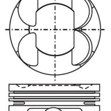 Piston & Pin Set MAZDA FE 12V 4P1297-1.00 - Nason