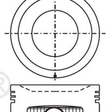 Piston & Pin Set NISSAN KA24DE 4P1304-STD - Nason