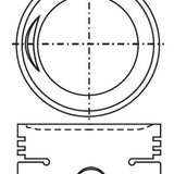 Piston & Pin Set MITSUBISHI 4G32 CHAIN DRIVE 4P1310-1.00 - Nason