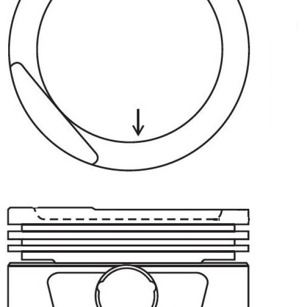 Piston & Pin Set HOLDEN OPEL C16SE 4P1344-0.50 - NASON