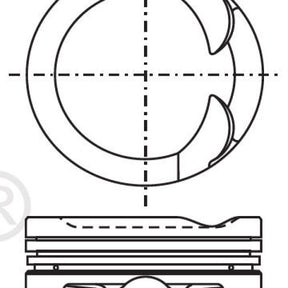 Piston & Pin Set SUZUKI M15A 4P1347-0.50 - NASON
