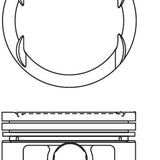 Piston & Pin Set HOLDEN OPEL C20XE 4P1351-1.00 - Nason