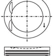 Piston & Pin Set HOLDEN OPEL X20XE 4P1352-0.50 - NASON