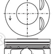 Piston & Pin Set MITSUBISHI 4B11 4P1359-0.50 - NASON
