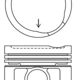 Piston & Pin Set HOLDEN OPEL 1.6L SOHC 4P1361-0.50 - Nason