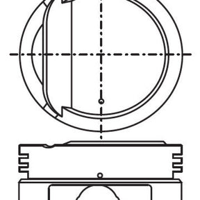 Piston & Pin Set HYUNDAI G4GB 4P1364-STD - NASON