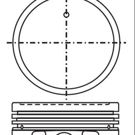 Piston & Pin Set PROTON S4PH 4P1367-STD - Nason