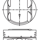 Piston & Pin Set HYUNDAI G4CR DOHC 16V 4P1371-0.50 - Nason