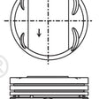 Piston & Pin Set HYUNDAI G4KA DOHC 16V 4P1372-1.00 - NASON